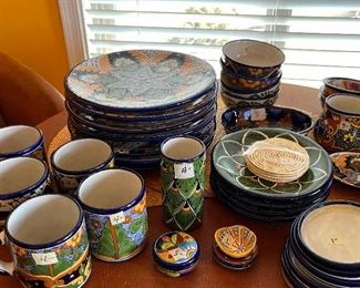 Talavera dinnerware