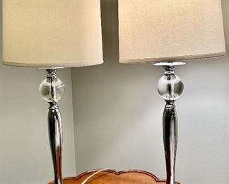 30.5”h table lamp $25 (2) available 
