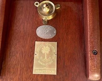 2 Baker Furniture Clawfoot, Cherrywood Fold down 25” Rnd x 30”h Piecrust Tables pictured table $145