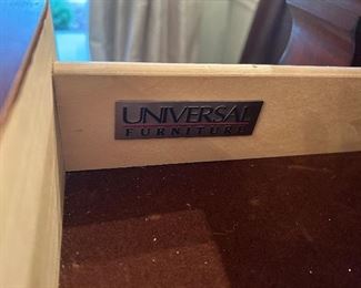 Universal Furniture cherrywood  marble top buffet 62”w x 19d x 41.5h $495