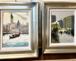 Both Framed oils 20w x 25”h $28ea; 2 for $50