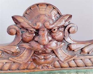 THIS IS THE INTRICATE CARVING OF CHAIR, WE'RE SURE THERE IS A STORY BEHIND THIS !