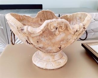 LOVELY CARVED RESIN VASE