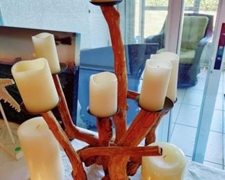 FUN WOOD CANDLEABRA