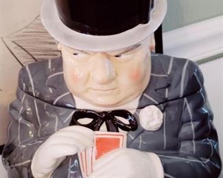 CLAY ART "W. C. FIELDS"  COOKIE JAR