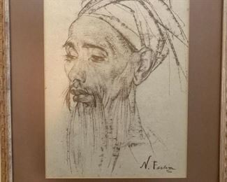Nicolai Fechin lithograph