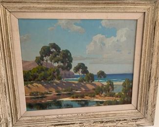 Jack Macartney (1893-1976) 'Quiet Lagoon, Laguna Beach' oil on board 24" x 27" framed