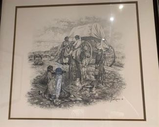 Fred Lucas untitled lithograph