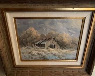 Lawanda Calton (1939-2021) 'Memories' oil on canvas