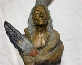 Juan Dell Wade (1933-2019) bronze, 15" with base