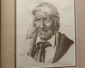 Fred Lucas (1946-2011) 'Naranjo' lithograph