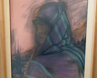 Gerda Christoffersen untitled pastel on paper