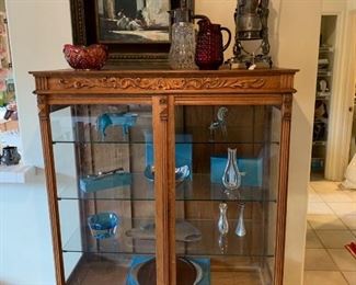 Antique display cabinet