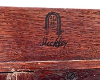 Gustav Stickley 2 Door China Cabinet- Signed on the Back. Mark.