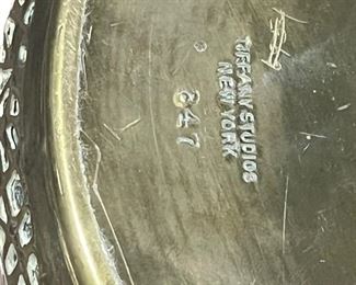 Tiffany Studios Pine Needle Inkwell- Mark