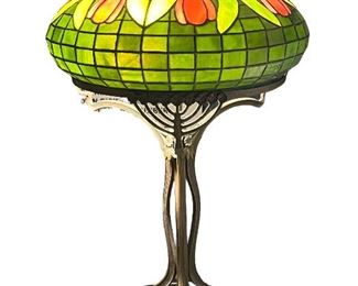 Beautiful Antique Art Nouveau Lamp 