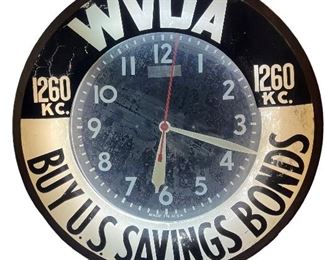 Advertising Clock US Savings Bonds