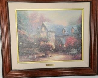 Thomas Kinkade Framed Print
