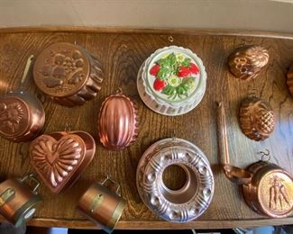 Vintage Copper Molds