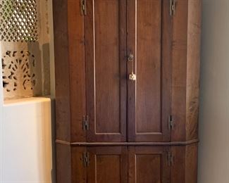 Antique corner cabinet