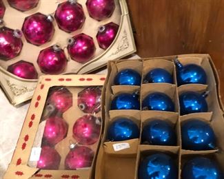 Vintage glass balls