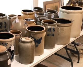 Wonderful crock collection