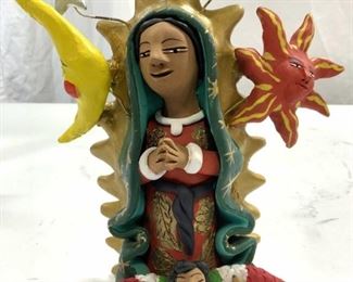 JOSEFINA AGUILAR Signed Ceramic Folk Art Figure

