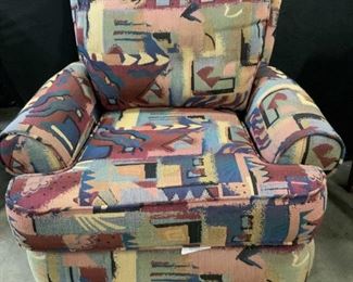 Wide Back Accent Armchair, Furniture
