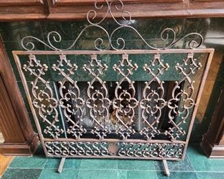 Iron Fire place screen