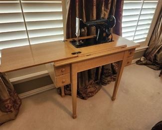 Vintage singer sewing machine
