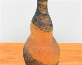 Marcello Fontoni Raymor Bottle Vase, signed (12.5"):  $800.00