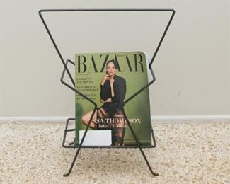 Vtg. Magazine Rack:  $90.00