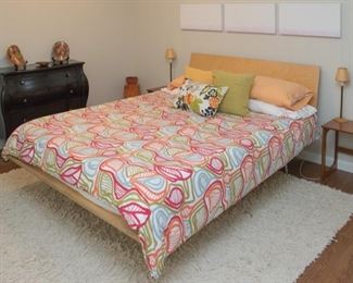 George Nelson Platform queen size bed & 'Cool Max' Mattress:  $1,600.00