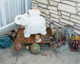 Yard and porch art:  Priced from:  $4.00 - $60.00