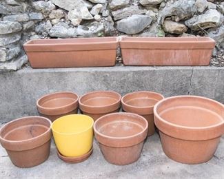 Great selection of plant pots.  Priced from:  $6.00 - $110.00