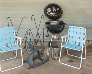 Items in this phot priced from:  $60.00 - $198.00  Weber Charcoal Grill and all the necessities!:  $198.00