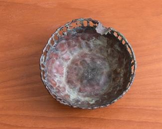 Fantoni for Raymor -Brutalist Ashtray- (43/4"h):  $120.00 ~usable