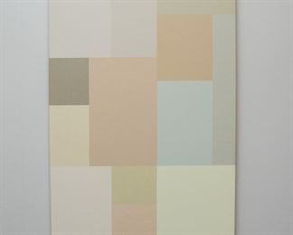 Abstract Art.  Oil on canvas (48" l x 24" w):  $80.00