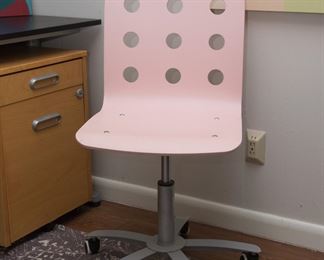  "Pretty in Pink" desk chair:  $40.00