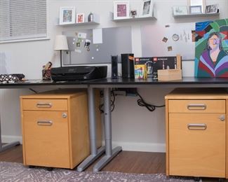 Work desk/table.  2 available (29.5"h x 47.5"w x 24"d):  $260.00 ea.