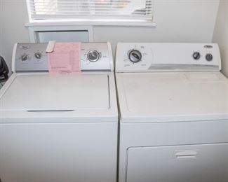 Left to right:  Whirlpool Ultimate care 2 Washer:  $150.00.  Whirlpool dryer:  $150.00.  THE WASHER HAS SOLD