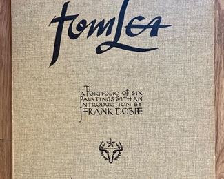 Tom Lea Portfolio of Western Art.  1940's, (6) prints:  $80.00