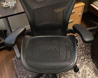 Herman Miller Aaron  desk and more chair... fully loaded!  Nothing like it!  $400.00 
