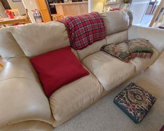 Italian leather sofa