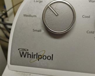 Whirlpool washer and dryer