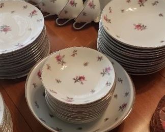 Rose Chintz china by Meito