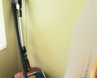 Vacuum, vintage ironing board