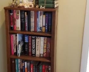 Wooden bookcase SOLD
magazine rack