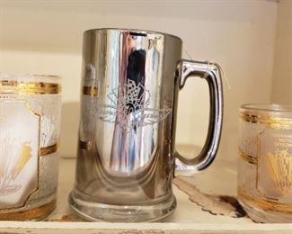Indy 500 stein, glass