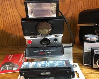 Polaroid X-70 with flash cubes